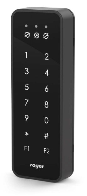 MCT84M-W - Wewnętrzny czytnik zbliżeniowy MIFARE 13.56 MHz z klawiaturą RACS 5 - Roger | MCT84M