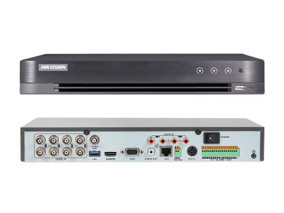DS-7208HUHI-K1 - Rejestrator 8-kanałowy, IP, EkoDVR, HD-TVI, H.265 (H.265+), 5Mpx - HIKVISION | 6941264022695
