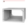 Szafa RACK wisząca, 19'', 6U, 450mm, szklane drzwi - STALFLEX - 4