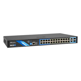 BCS-B-SP2402G-2SFP-M - Switch zarządzalny 26-portowy gigabitowy, 19'' - BCS Basic | BCS-B-SP2402G-2SFP-M