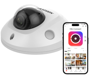 DS-2CD2543G0-IS - Kamera kopułkowa IP, 4Mpx, 2.8mm, IK08, IR10m - Hikvision | 6954273667610