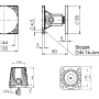 GTR 048000 A06 - Chwytak drzwiowy, elektromagnetyczny 24V - D+H | GTR 048000 A06