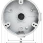 PFA136 - Adapter montażowy do kamer kopułkowych - Dahua | PFA136