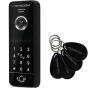 RM-T471HD BLACK/RC-411HD-CK - Zestaw wideodomofonowy z czytnikiem RFID oraz klawiaturą numeryczną, analogowy, 2Mpx, WiFi, LAN, microSD - Revizoom