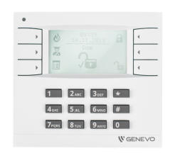 LCD WH-WH - Manipulator graficzny LCD do central PRiMA - GENEVO | LCD WH-WH