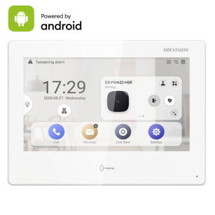 DS-KH9310-WTE1 - Monitor wideodomofonu IP, 7'' TFT LCD, Android - Hikvision | DS-KH9310-WTE1