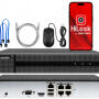 Zestaw do Monitoringu IP 4Mpx 2 kamery obrotowe PTZ-N4MP, Hybrid Light - HiLook by Hikvision