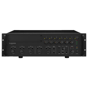 PA-6600 - Wzmacniacz miksujący PA mono 6-strefowy, 600W RMS - MONACOR | PA-6600
