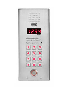 1052/105VD - Cyfrowy panel Matibus Vertical - czytnik pastylek Dallas - Miwi-Urmet | 1052/105VD