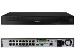 QRN-1630S-4TB-S - Rejestrator 16-kanałowy IP, do 8Mpx, 2xHDD, H.265, PoE, Wisenet Q, 4TB Seagate SkyHawk HDD - Hanwha Techwin | QRN-1630S-4TB-S