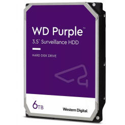 WD63PURZ - Dysk twardy 3,5'' HDD 6TB Purple, dedykowany do CCTV - Western Digital | 0718037857077