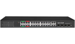 NX-S5800P-24G4TC-S - Switch PoE Enterprise 24 + 4 COMBO, Full Gigabit, Passive / Active PoE, 400W, BT - NIXAR | 5904035373281