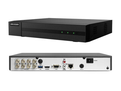 HWD-7108MH-G4 - Rejestrator 5w1 8-kanałowy, do 8Mpx, H.265+, 1x HDD - Hikvision Hiwatch
