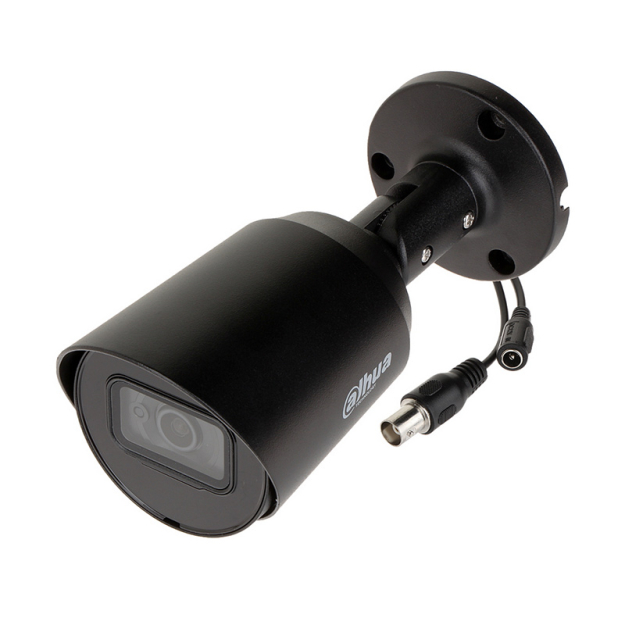 HAC-HFW1200T-0280B-BLACK - Kamera tubowa 4w1 - 2.1Mpx, 2.8mm, IR 30m - DAHUA | HAC-HFW1200T-0280B-BLACK