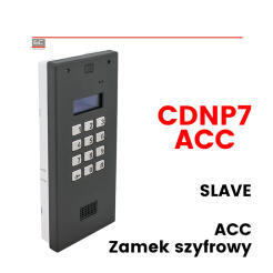 CDNP7ACCS ST - Domofon cyfrowy z zamkiem szyfrowym i czytnikiem zbliżeniowym (SLAVE) - ACO | CDNP7ACCS ST