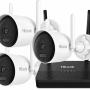 Zestaw do Monitoringu WiFi EasyLink 2.0, 3x Kamera 4MP, Rejestrator NVS - HiLook by Hikvision