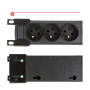 MULTI M9 RACK 3 m - Listwa zasilająca do szaf RACK, 9 gniazd, 2300W | MULTI M9 4,5m