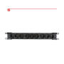 MULTI M9 RACK 3 m - Listwa zasilająca do szaf RACK, 9 gniazd, 2300W | MULTI M9 4,5m
