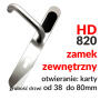 HD820 - Zamek zewnętrzny na karty zbliżeniowe w standardzie Mifare 13.56Mhz