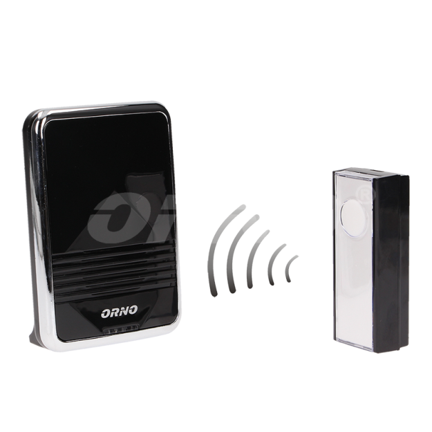 OR-DB-QS-112 - Dzwonek bezprzewodowy CALYPSO DC, bateryjny z learning system - Orno