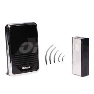 OR-DB-QS-112 - Dzwonek bezprzewodowy CALYPSO DC, bateryjny z learning system - Orno