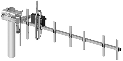 ATK-10/800-980MHz - Antena kierunkowa GSM 800-980MHz 10-elementowa z 10m przewodem zakończonym gniazdem FME | A7016