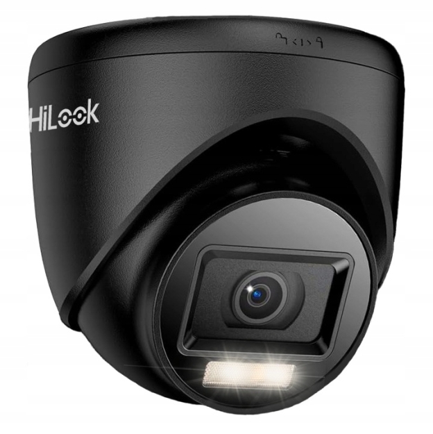 TVI-T8M-20DL BLACK - Kamera kopułkowa 4w1, 8Mpx, 2.8mm, Smart Hybrid Light - Hilook by Hikvision | TVI-T8M-20DL BLACK