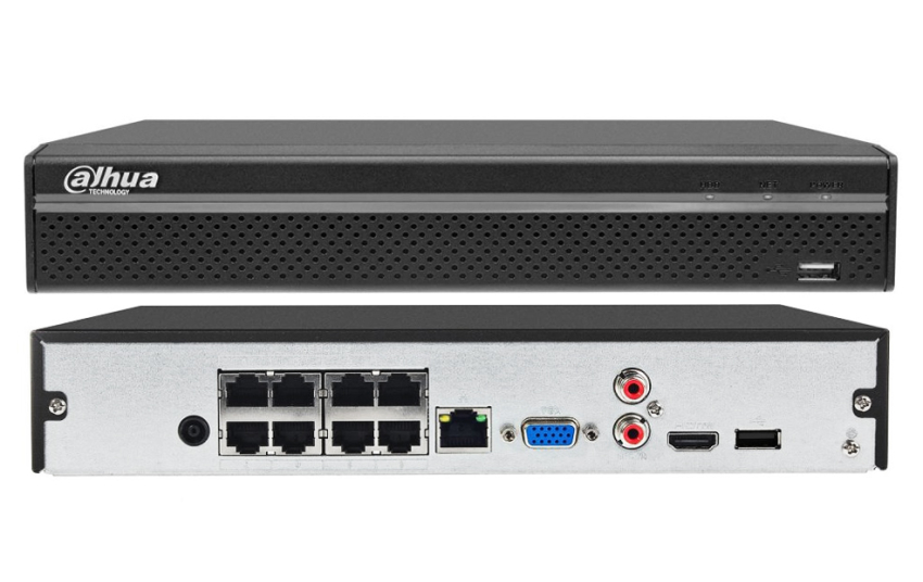 NVR4108HS-8P-4KS3 - Rejestrator IP 8 kanałowy, do 12Mpx, 4K, 8xPoE, SMD - DAHUA | 6923172573827