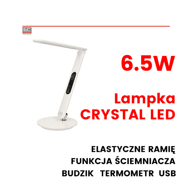 OR-LB-1522 - Lampka biurowa CRYSTAL LED USB 6,5W - ORNO | OR-LB-1522