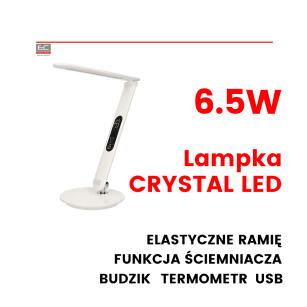 OR-LB-1522 - Lampka biurowa CRYSTAL LED USB 6,5W - ORNO | OR-LB-1522