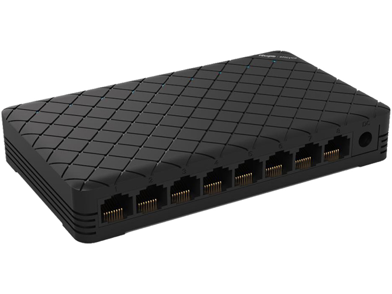 RG-ES08 - Switch sieciowy 8x RJ45 10/100 Mbps, niezarządzalny - Reyee by Ruijie | RG-ES08