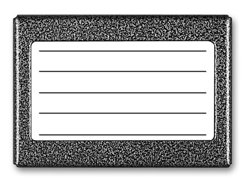 CDN-5N - Moduł dodatkowy, lista opisowa dla 5 lokatorów - ACO | CDN-5N