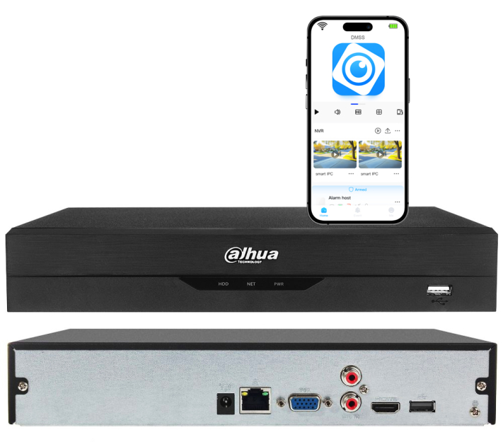 NVR4116HS-EI - Rejestrator IP 16 kanałowy, do 16Mpx, 1xHDD, H.265+, Ai - DAHUA | 6923172584298