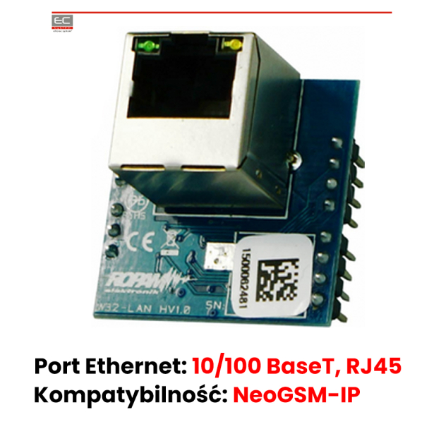 EXP-LAN - Ekspander Ethernet do NeoGSM-IP - ROPAM | EXP-LAN