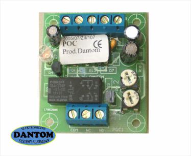 POC Przekaźnikowy opóźniacz czasu -  DANTOM