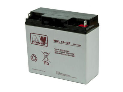 MWL 18-12 - Akumulator 12V 18Ah - MW Power | MWL 18-12