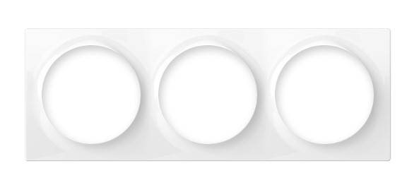 FG-Wx-PP-0004 - Ramka potrójna ozdobna do serii gniazd Fibaro Walli - Fibaro | 5902701701833