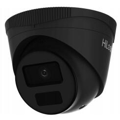 IPCAM-T4-P BLACK - Kamera kopułkowa IP 4Mpx, 2.8mm, IR20m, PoE - HiLook by Hikvision | IPCAM-T4-P BLACK