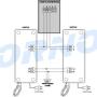 OR-DOM-RL-903 - Zestaw domofonowy dwurodzinny, FOSSA MULTI - Orno - 2