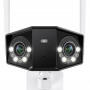 Duo Series B750 - Kamera panoramiczna Wi-Fi 8Mpx 180°, IR 30m, akumulator, detekcja AI - Reolink
