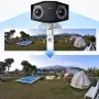 Duo Series B750 - Kamera panoramiczna Wi-Fi 8Mpx 180°, IR 30m, akumulator, detekcja AI - Reolink
