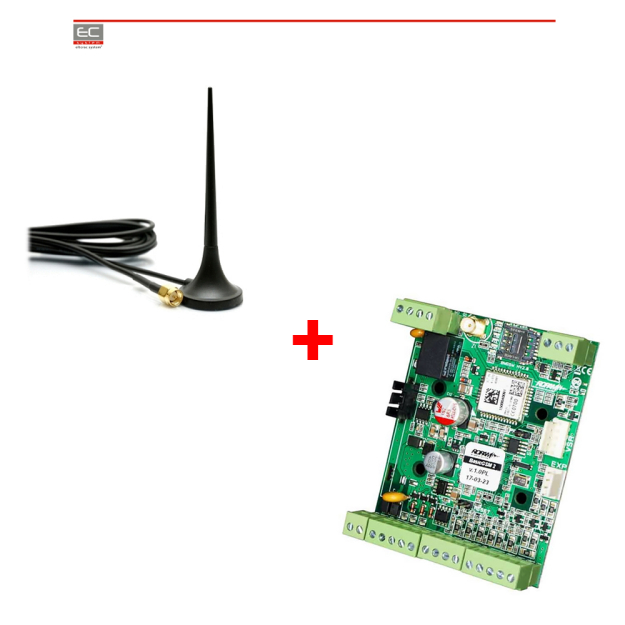 BasicGSM-MAG 2 - Zestaw moduł powiadomienia i sterowania GSM + antena GSM - ROPAM