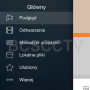 BCS Viewer Lite - aplikacja na urządzenia mobilne - widok menu
