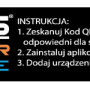 Aby zainstalować aplikacje zeskanuj kod QR na urządzenie z systemem Android lub iOS