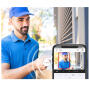 HP7 - Wideodomofon IP 2-żyłowy, WiFi, czytnik breloków - EZVIZ | 6941545618487