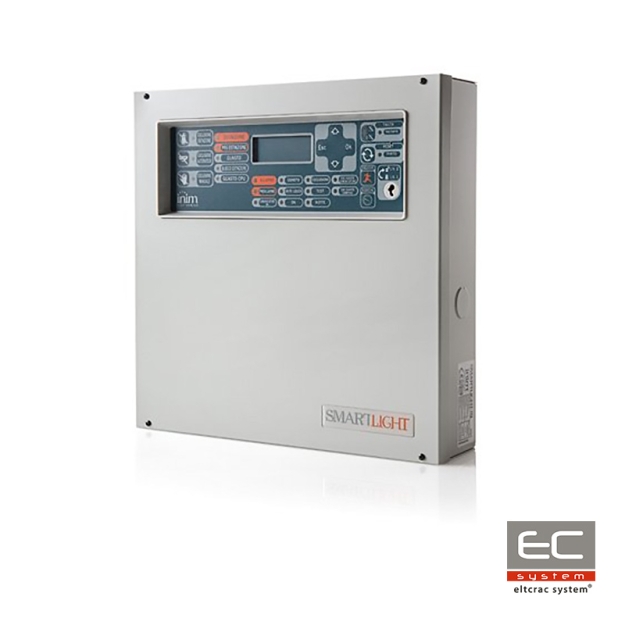 SmartLight/S - Centrala przeciwpożarowa adresowalna z 1 pętlą, 64 urządzenia, 16 stref - INIM | SmartLight/S