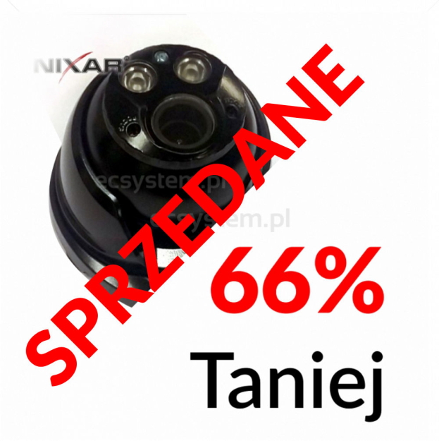 HSH872812AIR3G - Zewnętrzna kamera kopułkowa 1000 linii (2,8-12mm) z IR 40m - Nixar
