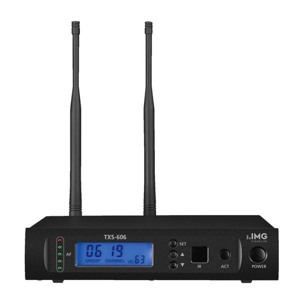 TXS-606 - Odbiornik mikrofonowy wieloczęstotliwościowy UHF PLL - IMG | TXS-606