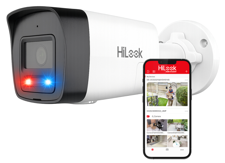 IPC-B160HAP-LUF/SL - Kamera tubowa IP 6Mpx, 2.8mm, Smart Hybrid Light, MD2.0, Live Guard - Hilook by Hikvision | 6942160457901