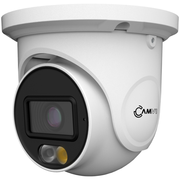 CV-IPT2428-DL-AI - Kamera kopułkowa IP, 4Mpx, 2.8mm, Mikrofon, Dual Light, AI - Camvi | CV-IPT2428-DL-AI